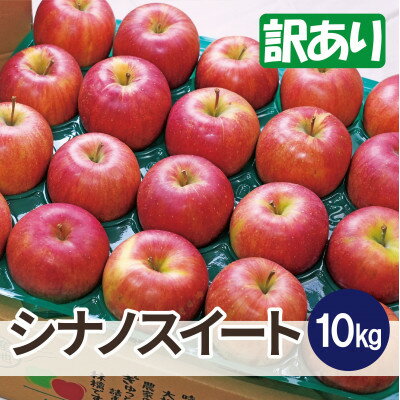 【ふるさと納税】【26年11月から順次発送】青森県産 りんご シナノスイート 約10kg 訳あり 家庭用【配送不可地域：沖縄県】【1735220】