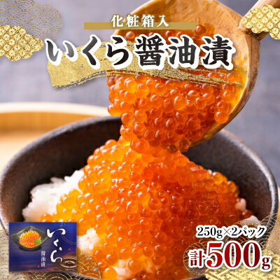 【ふるさと納税】いくら醤油漬　250g×2パック　(化粧箱入