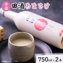 【ふるさと納税】田酒あまさけ2本セット_A1-408【配送不可地域:離島】【1098586】