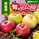 【ふるさと納税】家庭用【2025年8月~9月発送】農家おススメ!旬のりんご約10kg(28玉~40玉入り)(冷蔵)【配送不可地域:離島】【1222631】