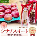 【ふるさと納税】「シナノスイート」3kg・訳あり家庭用りんご【冷蔵:スマートフレッシュ加工】【配送不可地域:離島】【1287593】