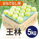 【ふるさと納税】【26年2月より順次発送】平均糖度13度以上! 王林 約5kg おもてなし用【配送不可地域:離島・沖縄県】【1609448】