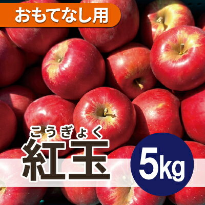 【ふるさと納税】【26年3月出荷予定】紅玉 約5kg おもてなし用【配送不可地域:離島・沖縄県】【1612935】