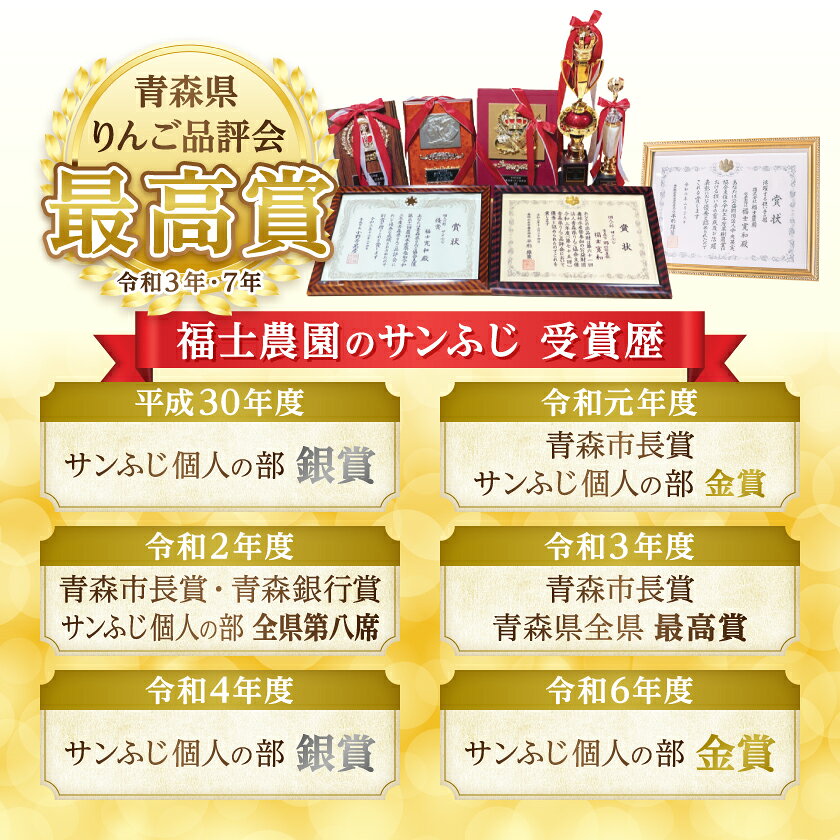 【ふるさと納税】【りんご品評会最高賞】大玉 約5kg 糖度14度以上保証 訳あり 家庭用 りんご 「サンふじ」【配送不可地域：離島】【1111237】