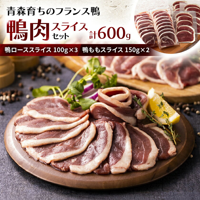 【ふるさと納税】鴨肉スライスセット(ロース・もも)【配送不可地域：離島】【12888...
