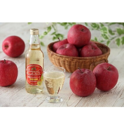 キタエアップル 青森アップルソーダ　330ml×6本　【飲料類・果汁飲料・りんご・ジュース・炭酸・ジュース・リンゴ】