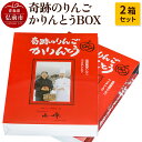 【ふるさと納税】 奇跡のりんごかりんとうBOX 2箱セット【 和菓子 スイーツ 】