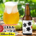 【ふるさと納税】未来を育てるりんごのお酒 テキカカシードル 330ml×24本 お酒 青森 弘前 林檎 リンゴ