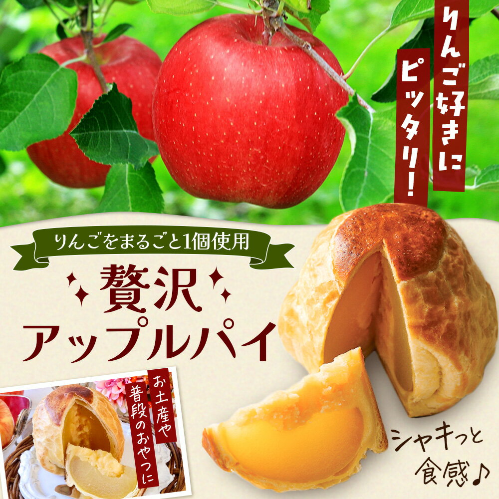 【ふるさと納税】アップルパイ 気になるリンゴ 3個入 ラグノオささき