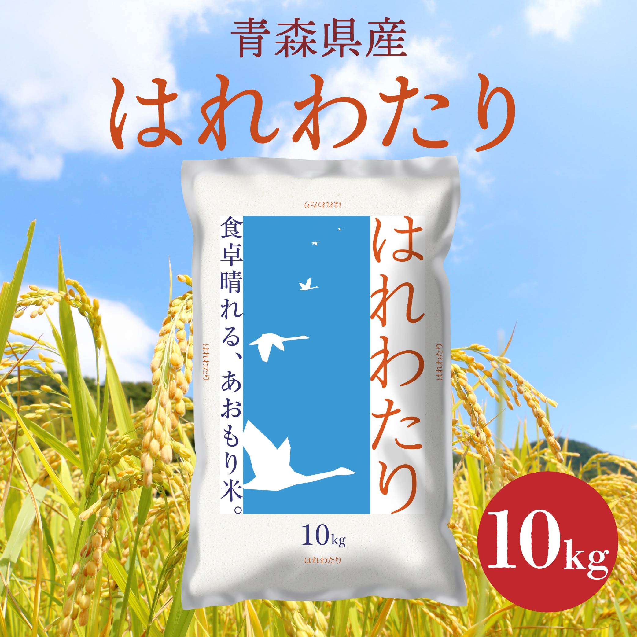 【ふるさと納税】青森県産 はれわたり 10kg 10kg×1袋 令和7年産 米 精米 白米 お米 青森県 八戸市 送料無料