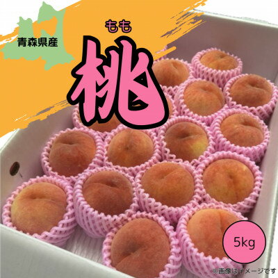 【ふるさと納税】青森県産 桃 5kg(15~20玉)【2025年8月中旬~発送開始】【配送不可地域:離島】【1548640】 【ふるさと納税】青森県産 桃 5kg(15~20玉)【2025年8月中旬~発送開始】【配送不可地域:離島】【1548640】