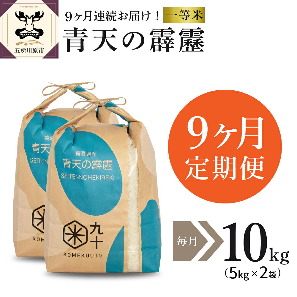 【ふるさと納税】おいしい 米 青天の霹靂 5kg × 2袋 計 10kg 青森県産 ...