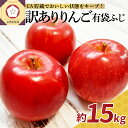 6位! 口コミ数「3件」評価「4.67」【発送時期が選べる】【訳あり】りんご 15kg 有袋ふじ【スマートフレッシュTM貯蔵 または CA貯蔵・クール便 フルーツ 果物 送料無料 ･･･ 