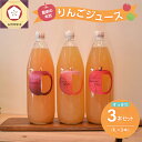 5位! 口コミ数「0件」評価「0」青森 りんごジュース 1L×3本 りんご 果汁 100％ ストレート すっきり 飲み比べ セット