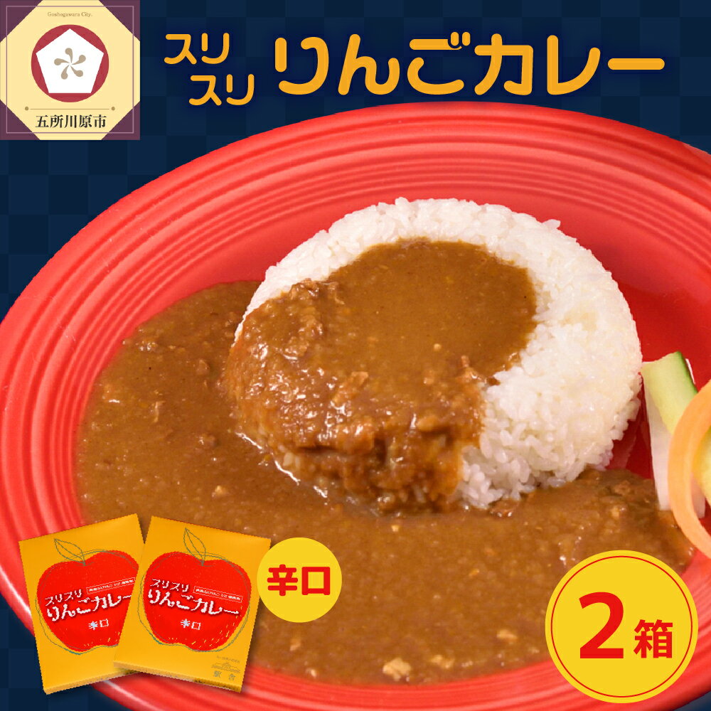 レトルトカレー 辛口 180g×2箱 すりおろし りんご 入り フルーツカレー 【 喫茶店 赤い屋根の「 駅 舎」で 人気 カレー レトルト 360g 林檎 かれー 五所川原 青森 】