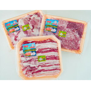 【ふるさと納税】【十和田ガーリックポーク】 晩ご飯セット(小間切れ、ひき肉、バラ)【配送不可地域:離島】【1247023】