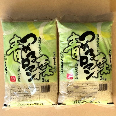 【ふるさと納税】【令和4年産】青森県産つがるロマン5kgx2【1123678】