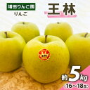 【ふるさと納税】りんご 王林 約5kg(16～18玉) 青森産 つがる市【2024年11月下旬より順次発送】｜青森県産 津軽 つがる リンゴ 果物 王林 [0611]