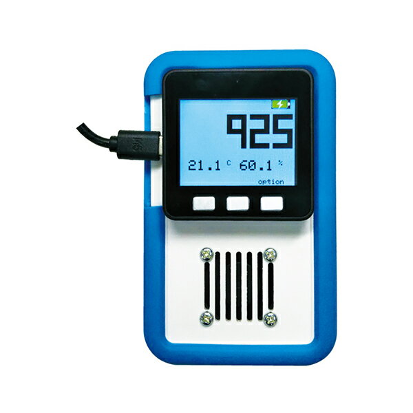 【ふるさと納税】室内温度・湿度・CO2モニター　【空調・空気清浄機・室内換気モニター・チェッカー】