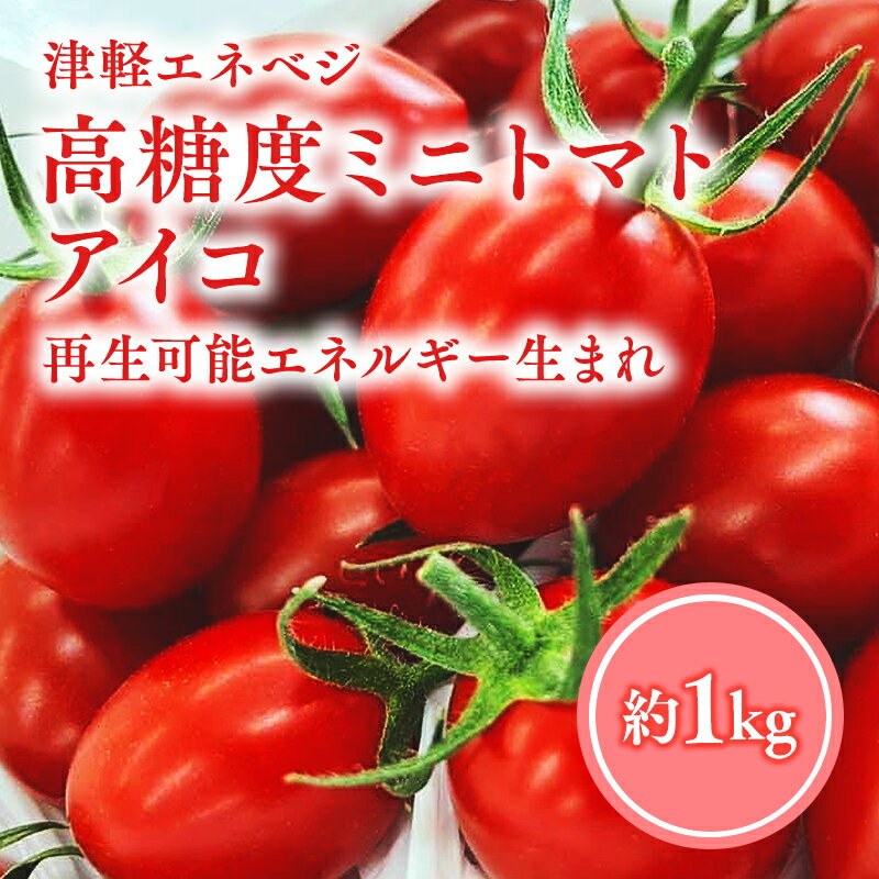 30位! 口コミ数「0件」評価「0」6月以降順次発送「高糖度ミニトマト（アイコ）」約1kg 再生可能エネルギー生まれ