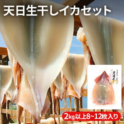 イカ 青森県産 一本釣りいか 使用 鰺ヶ沢 名物 天日生干しイカ セット （2Kg以上6枚～10枚入り） いか 干物 干物セット するめ スルメ スルメイカ 海鮮 魚介類 魚介 海産物 ※ ご入金確認後 3ヶ月以内の発送になります。　【 青森県鰺ヶ沢町 】