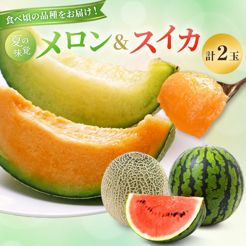 1位! 口コミ数「36件」評価「4.42」【先行予約2024年産】夏の味覚！津軽産 減農薬栽培「メロン＆スイカ」セット（各1ケ）　【メロン青肉・フルーツ・メロン赤肉・果物類・スイカ】･･･ 