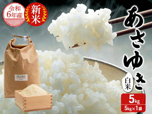 【ふるさと納税】青森県鰺ヶ沢町【令和5年産】 あさゆき〔白米〕5kg（5kg×1袋）※令和5年10月中旬頃から順次出荷予定　【お米】　お届け：令和5年10月中旬頃より順次配送予定