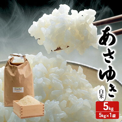 【ふるさと納税】青森県鰺ヶ沢町【令和5年産】 あさゆき〔白米〕5kg（5kg×1袋）※令和5年10月中旬頃か...