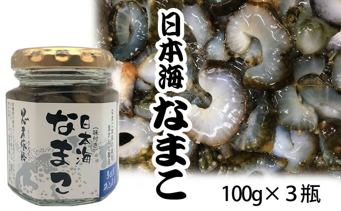 【ふるさと納税】なまこ 味付き 3本 セット 珍味 日本海 おつまみセット おつまみ ごはんのお供 ご飯のお供 加工食品 海産物 ナマコ 海鮮 魚介類 魚介 ※ご入金確認後 3ヶ月以内の発送になります。　【 青森県鰺ヶ沢町 】