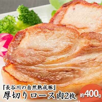 厚切りロース肉2枚　約400g　