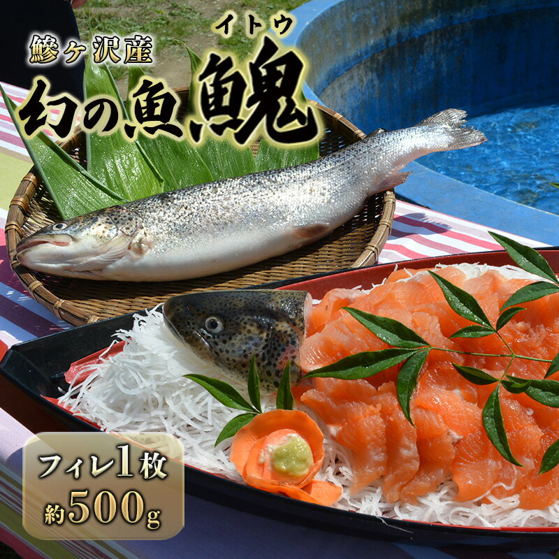 鰺ヶ沢産「幻の魚イトウ」フィレ1枚 約500g 魚貝類 川魚