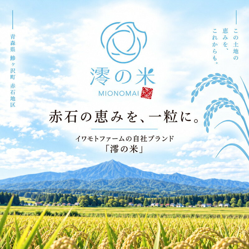 【ふるさと納税】【6回定期便】米 5kg 無洗米 はれわたり イワモトファーム 青森県産 令和8年産 6ヶ月 定期便 新米 ごはん ご飯 節水 時短 手軽 ブランド米 直送 農家直送 お取り寄せ お米 こめ コメ 白飯 国産 お弁当 もっちり 送料無料　お届け：2026年10月中旬～ f023213-ajigasawa-10001267 青森県鰺ヶ沢町 サンプル画像2