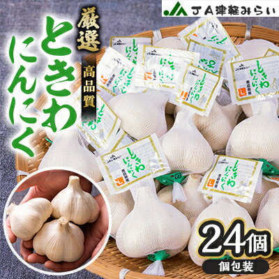 【ふるさと納税】JA津軽みらいの厳選ときわにんにく個包装24玉【配送不可地域：離島・沖縄県】【1379436】