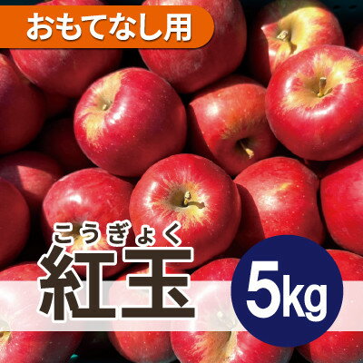 【ふるさと納税】【26年3月出荷予定】 紅玉 約5kg おもてなし用【配送不可地域：離島・沖縄県】【1667982】