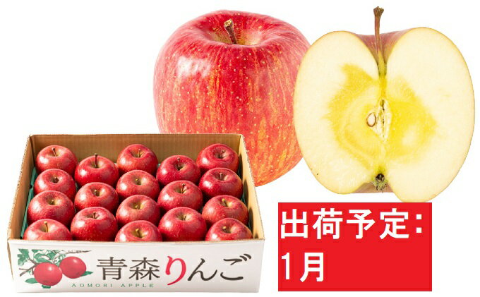 【ふるさと納税】1月 特A 蜜入りサンふじ 約5kg　糖度13度以上 【青森りんご・マルコウアップル】　【果物類・林檎・りんご・リンゴ】　お届け：2025年1月6日～2025年1月30日