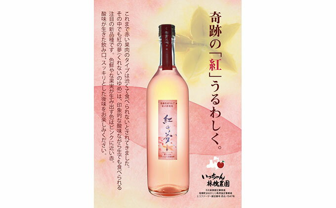 【ふるさと納税】青森りんご100％ジュース「紅の夢・美紅の雫」720ml×2本セット 化粧箱入り 飲料類 果汁飲料 セット