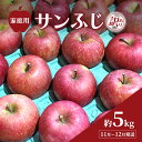 【ふるさと納税】11月~12月発送 家庭用 訳あり サンふじ 約 5kg りんご リンゴ 林檎 果物 フルーツ わけあり 青森 お届け:2025年11月25日~2025年12月25日