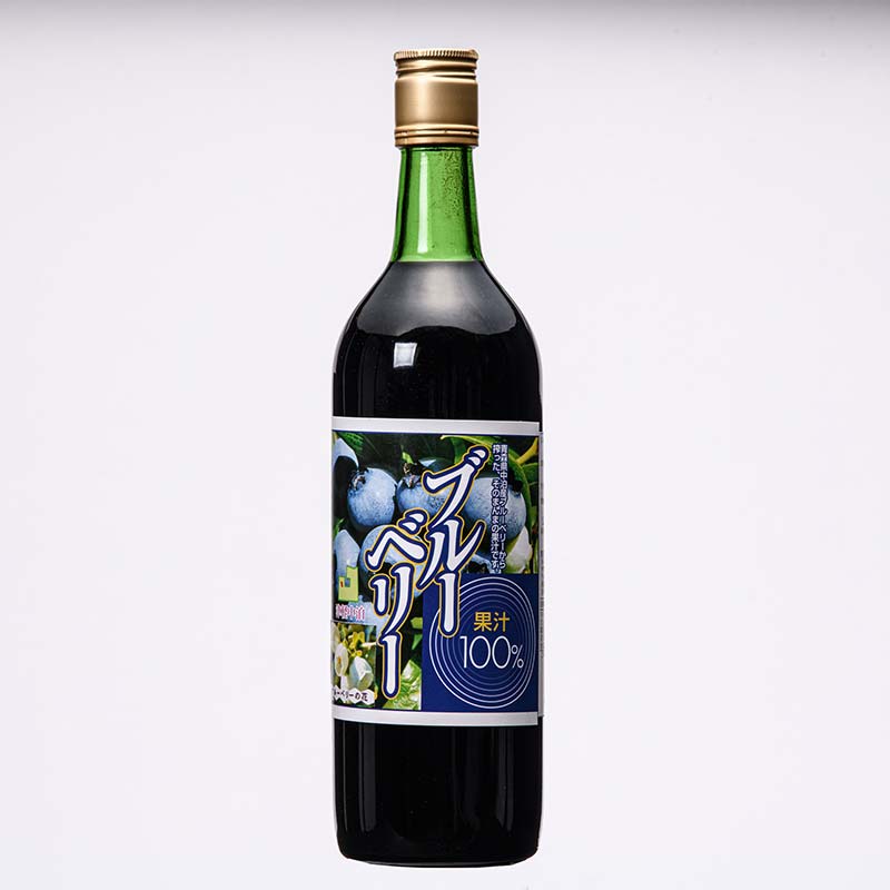 【ふるさと納税】 ブルーベリー100%ジュース 1本（720ml） 【中泊町特産物直売所ピュア】 中里 小泊 中泊 青森 F6N-215