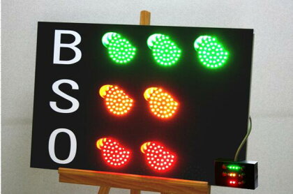 防滴仕様　BSOカウントボード　野球　軟式　硬式　LEDライト　野球用品