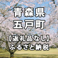 楽天ふるさと納税　【ふるさと納税】青森県五戸町への寄付（返礼品はありません）