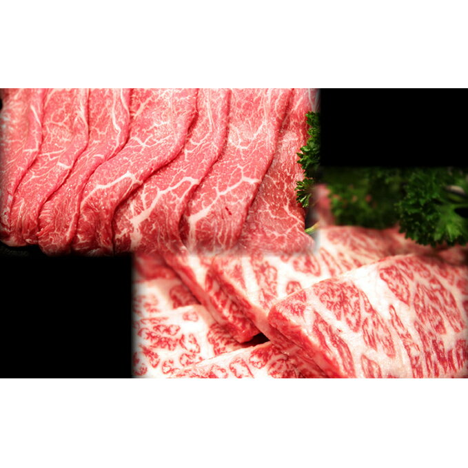 【ふるさと納税】田子牛すきやき用モモ500g焼肉用カルビ500g詰合せ　【焼肉・バーベキュー・お肉・牛肉・すき焼き・肉の加工品】