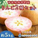 14位! 口コミ数「0件」評価「0」 青森県 希少りんご サンふじ ＆ なかののきらめき 約5kgセット 【泉山果樹園】 青森りんご ふじ なかののきらめき リンゴ 林檎 アッ･･･ 