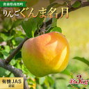 【ふるさと納税】 有機JAS認証 りんご ぐんま名月 約3kg 【和楽堂りんご養生農苑】 青森りんご リンゴ 林檎 アップル あおもり 青森 青森県 南部町 果物 くだもの フルーツ オーガニック F21U-321