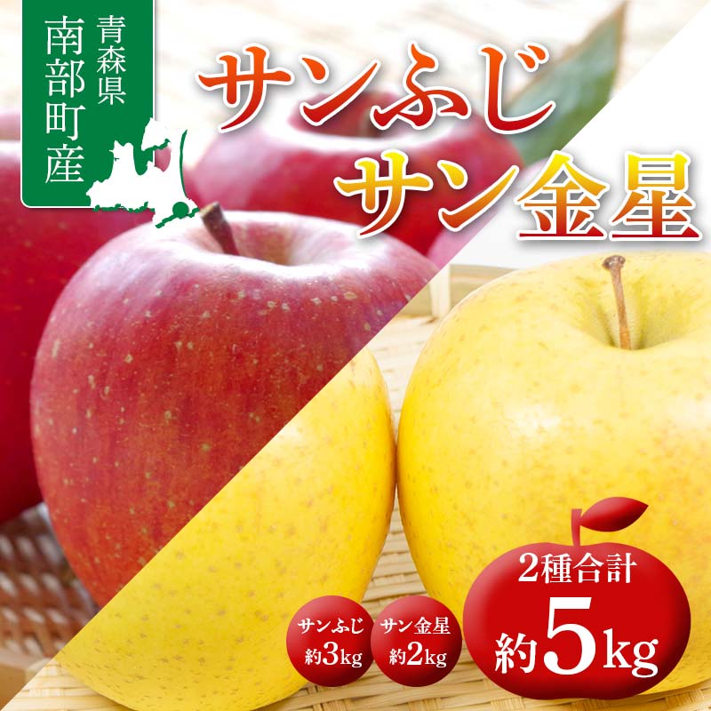 【ふるさと納税】 青森県 南部町産 りんご サンふじ ＆ サ