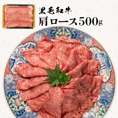 やまなか家 黒毛和牛 肩ロース500g(G-034)[配送不可地域:離島]