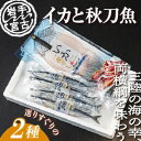 【ふるさと納税】いか一夜干し1p・潮風さんま4本 2種セット【配送不可地域:離島】【1462811】
