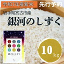 【ふるさと納税】〈先行予約 12月より順次発送〉【令和7年産】岩手県産銀河のしずく 精米 10kg(5kg×2袋)【1647851】
