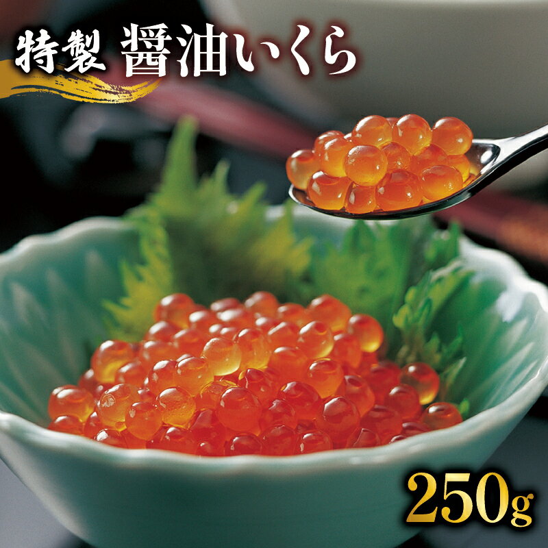 数量限定 特製醤油 いくら 250g 冷凍 醤油漬け 海鮮丼 イクラ丼 魚卵 鮭 海鮮 ご飯のお供 お酒のあて 寿司 魚介 1万円 10000円