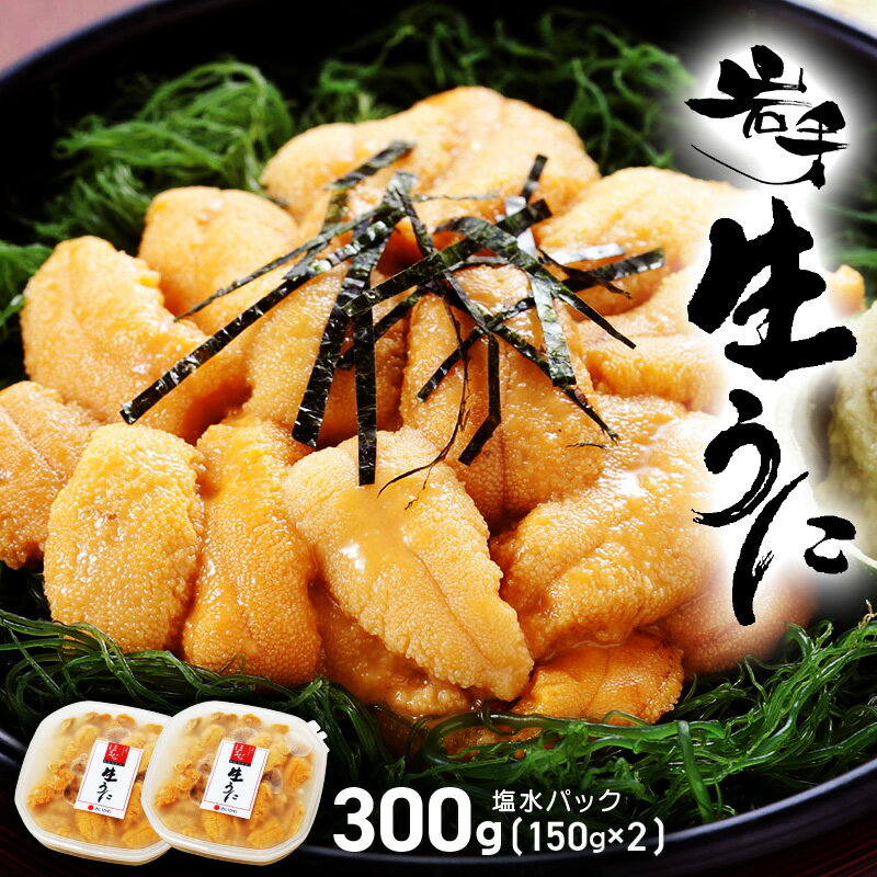 【ふるさと納税】 先行予約販売!! 生ウニ 300g 岩手県産 うに 冷蔵 雲丹 小分け 無添加 ミョウバン不使用 ムラサキウニ 季節限定 生うに 生雲丹 天然 海鮮丼 寿司 ウニ丼 刺身 20000円 2万円