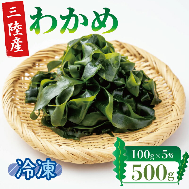 12位! 口コミ数「1件」評価「5」 塩蔵わかめ 500g 100g×5袋 冷凍 塩蔵わかめ 小分け 冷蔵 ワカメ 海藻 小分け 刺身 刺し身 お刺身 お刺し身 三陸 岩手三陸･･･ 